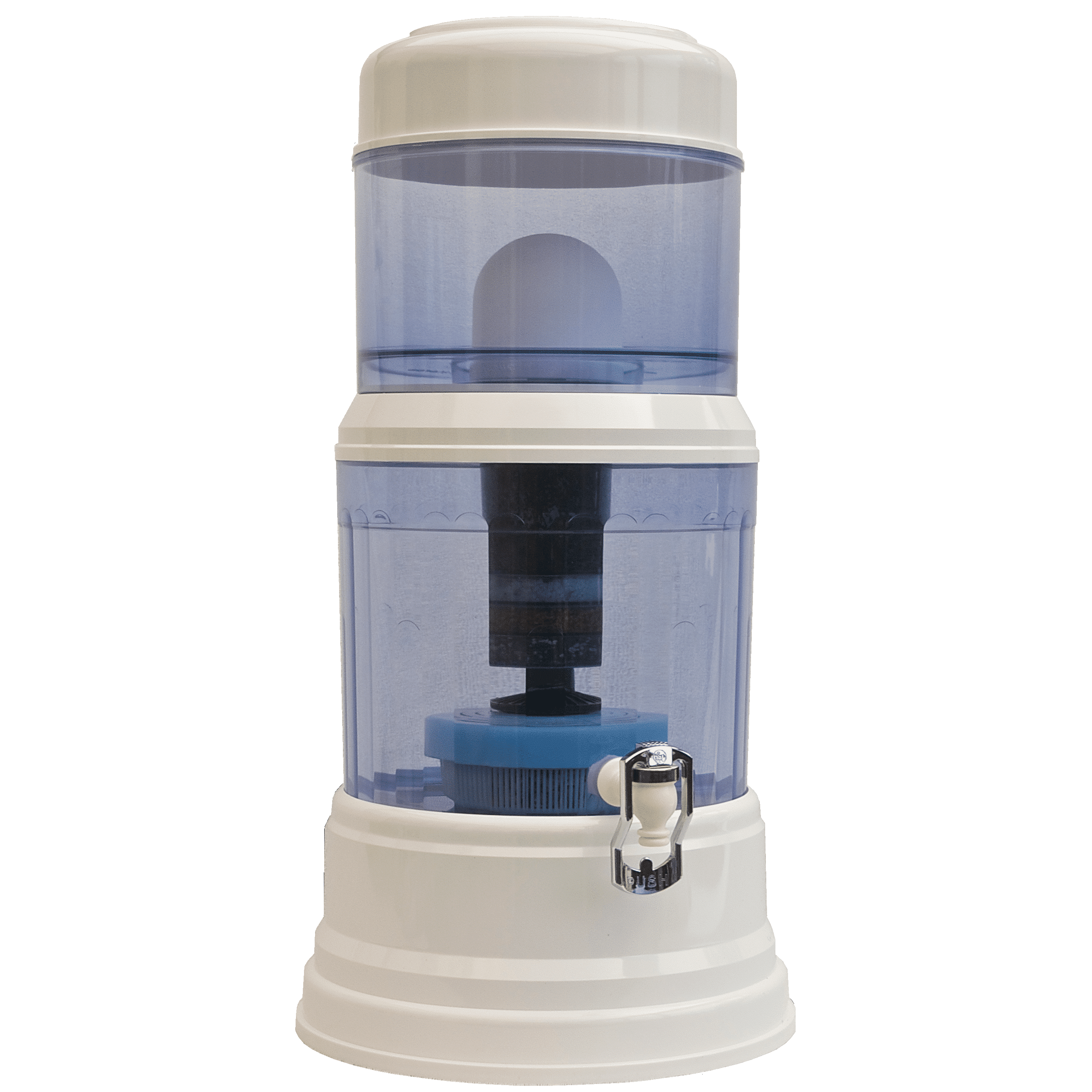 Fontaine EVA 1200 PLC - filtration de l'eau avec réservoir de 12L en ABS  blanc