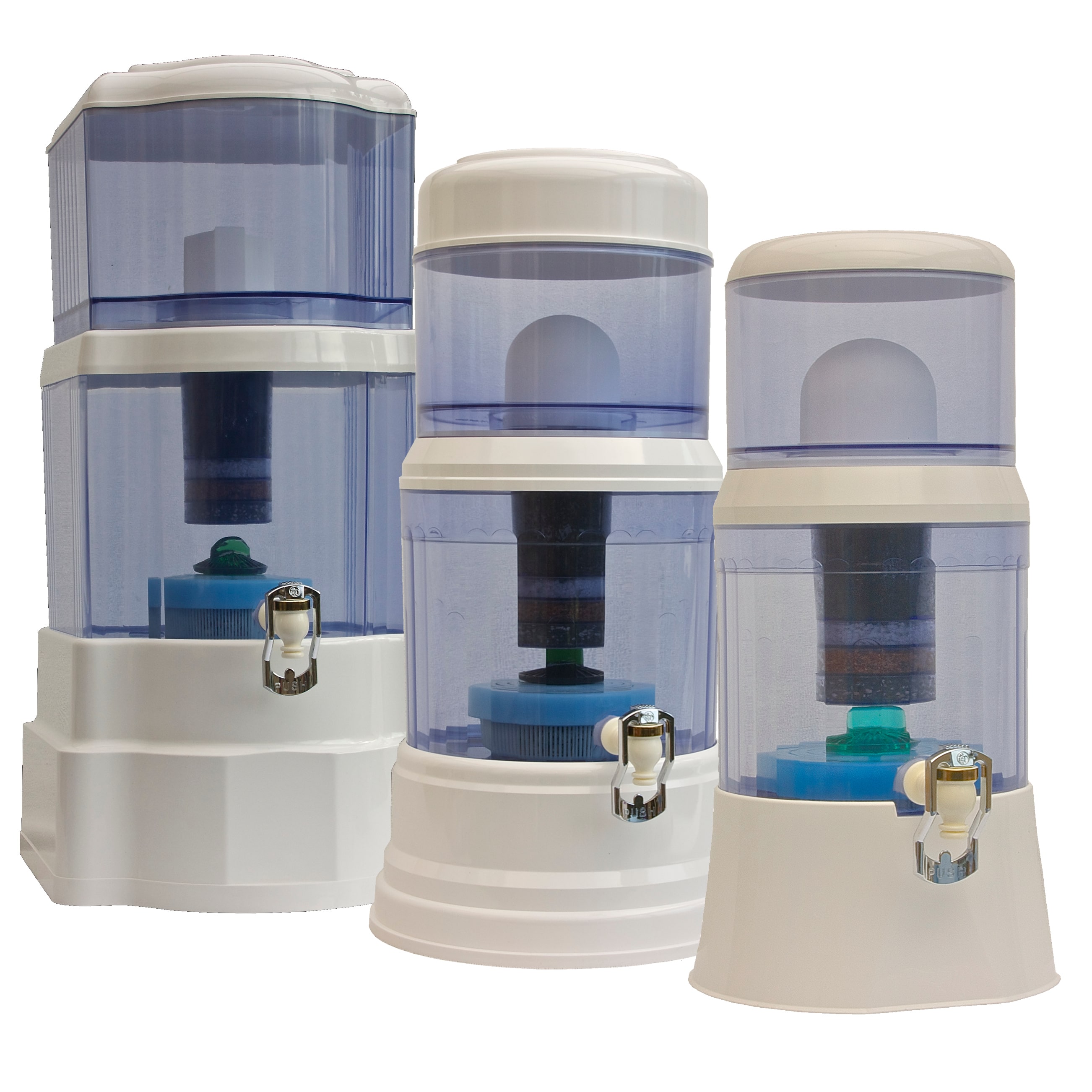 Fontaine EVA PLC - filtration de l'eau 7L ABS blanc